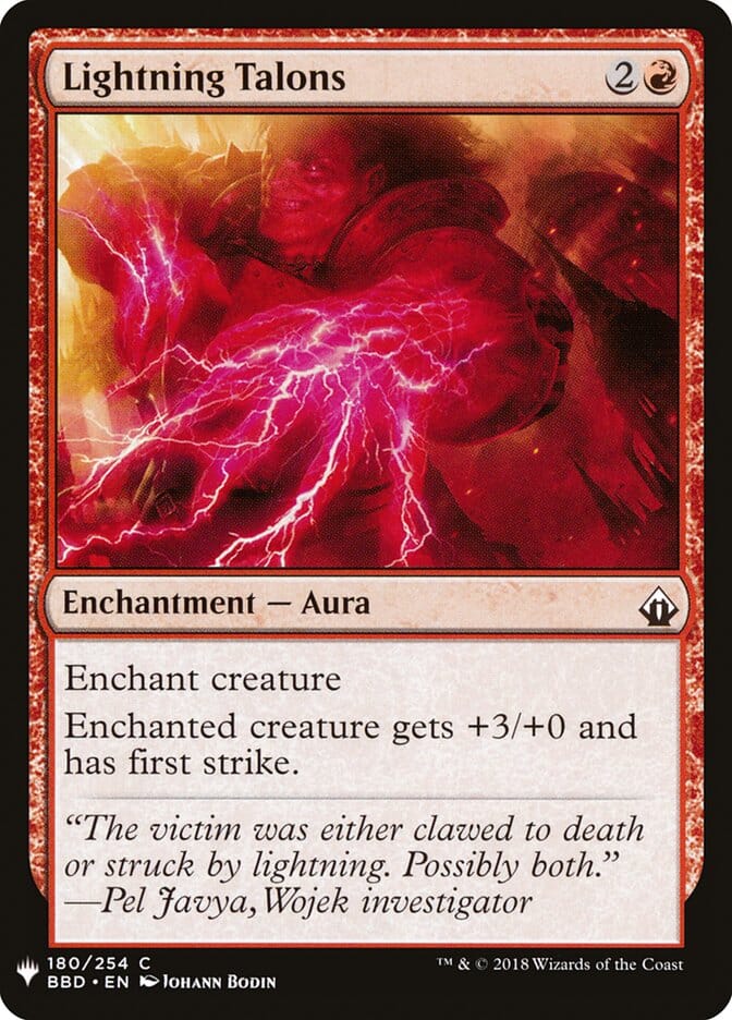 Lightning Talons [Mystery Booster] MTG Single Magic: The Gathering  | Multizone: Comics And Games