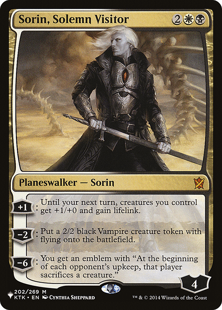Sorin, Solemn Visitor [The List] MTG Single Magic: The Gathering  | Multizone: Comics And Games