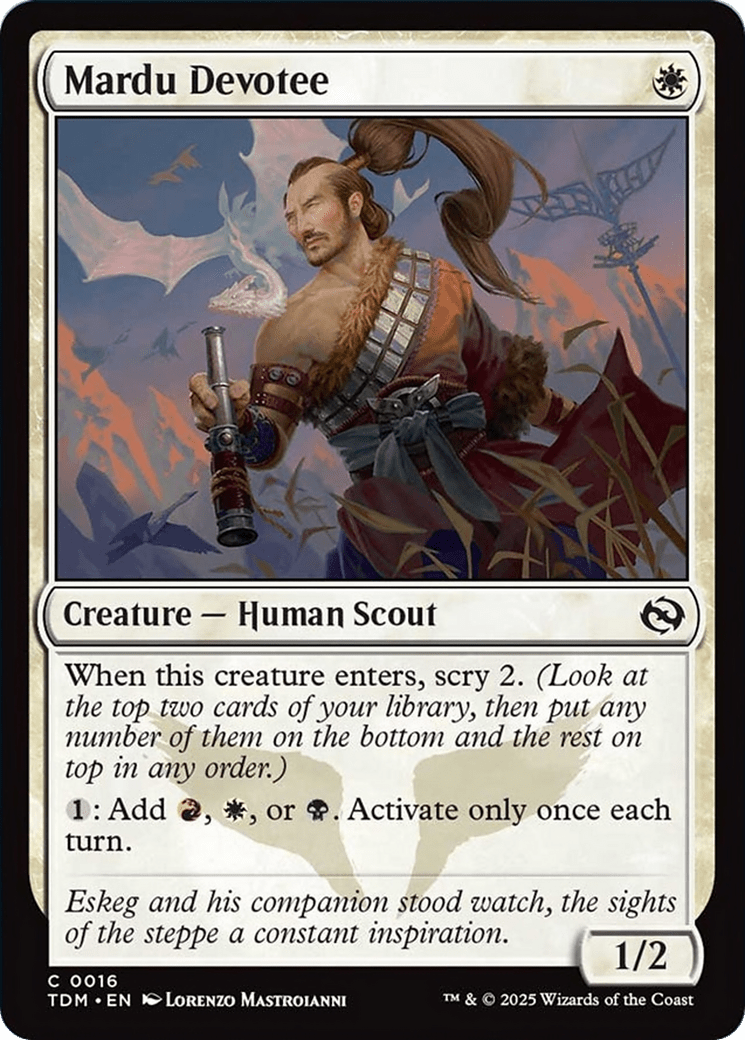 Mardu Devotee [Tarkir: Dragonstorm] MTG Single Magic: The Gathering  | Multizone: Comics And Games
