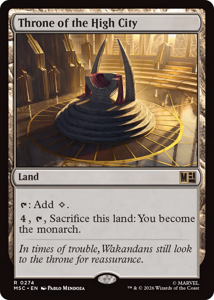 Throne of the High City [Marvel Super Heroes Commander] MTG Single Magic: The Gathering  | Multizone: Comics And Games