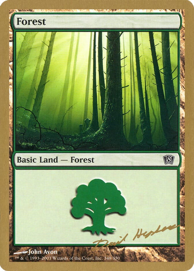 Forest (dh348) (Dave Humpherys) [World Championship Decks 2003] MTG Single Magic: The Gathering  | Multizone: Comics And Games