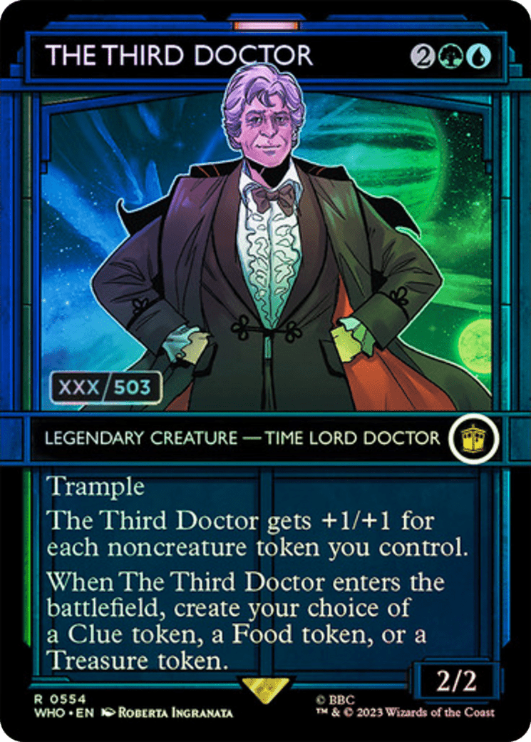 The Third Doctor (Serial Numbered) [Doctor Who] MTG Single Magic: The Gathering  | Multizone: Comics And Games