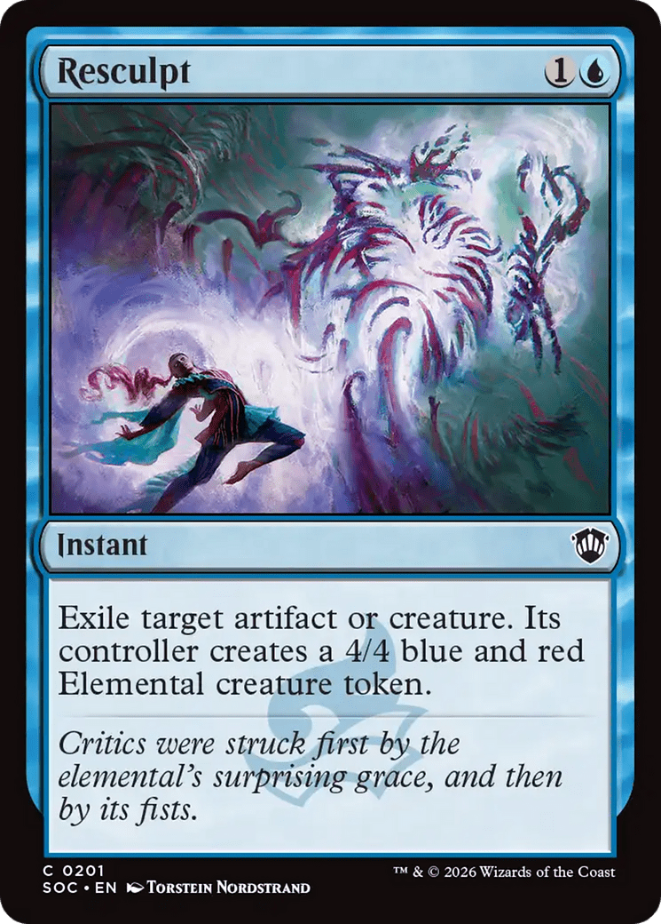 Resculpt [Secrets of Strixhaven Commander] MTG Single Magic: The Gathering  | Multizone: Comics And Games