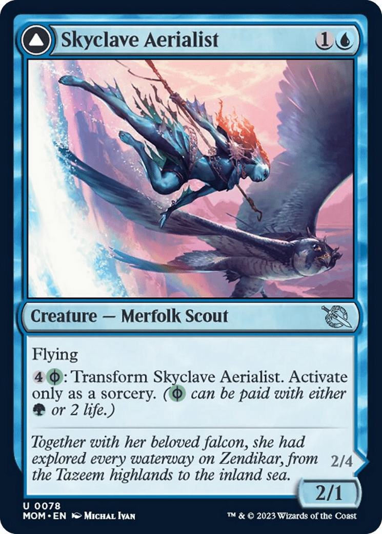 Skyclave Aerialist // Skyclave Invader [March of the Machine] MTG Single Magic: The Gathering  | Multizone: Comics And Games