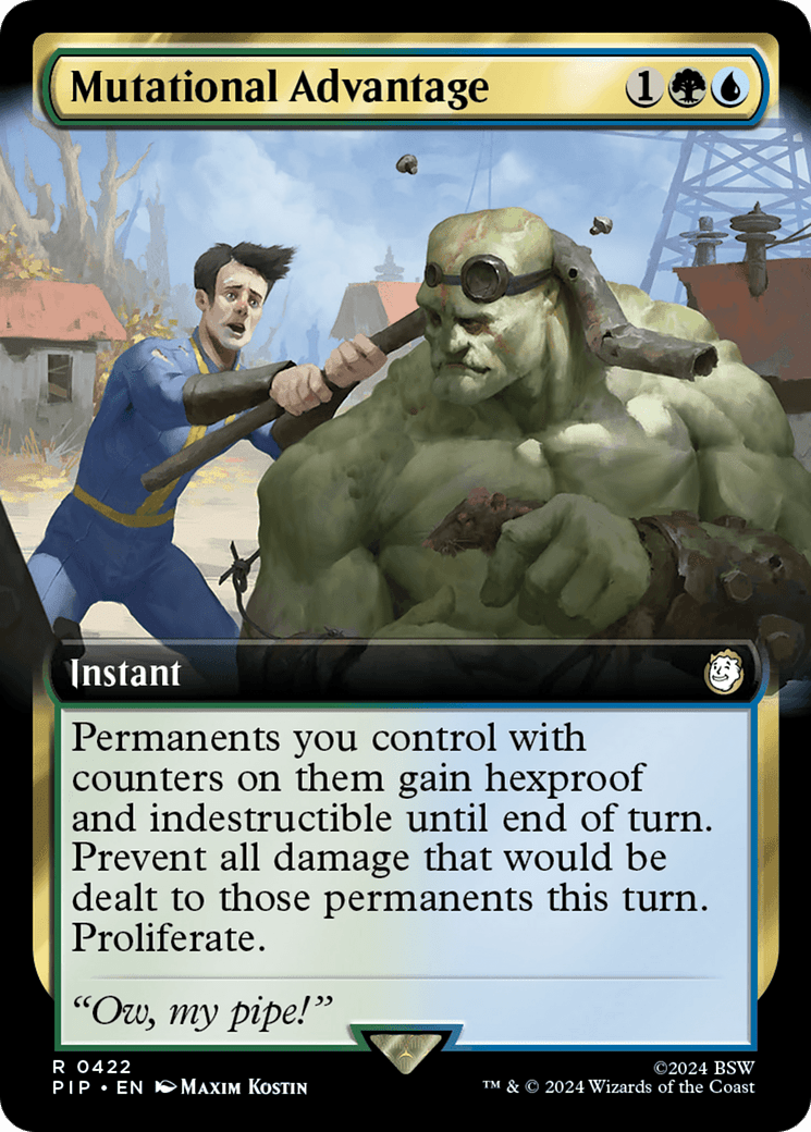 Mutational Advantage (Extended Art) [Fallout] MTG Single Magic: The Gathering  | Multizone: Comics And Games