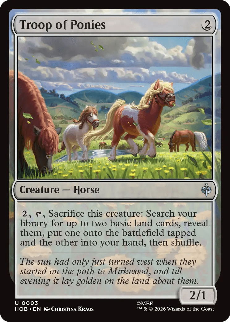 Troop of Ponies [The Hobbit] | Multizone: Comics And Games