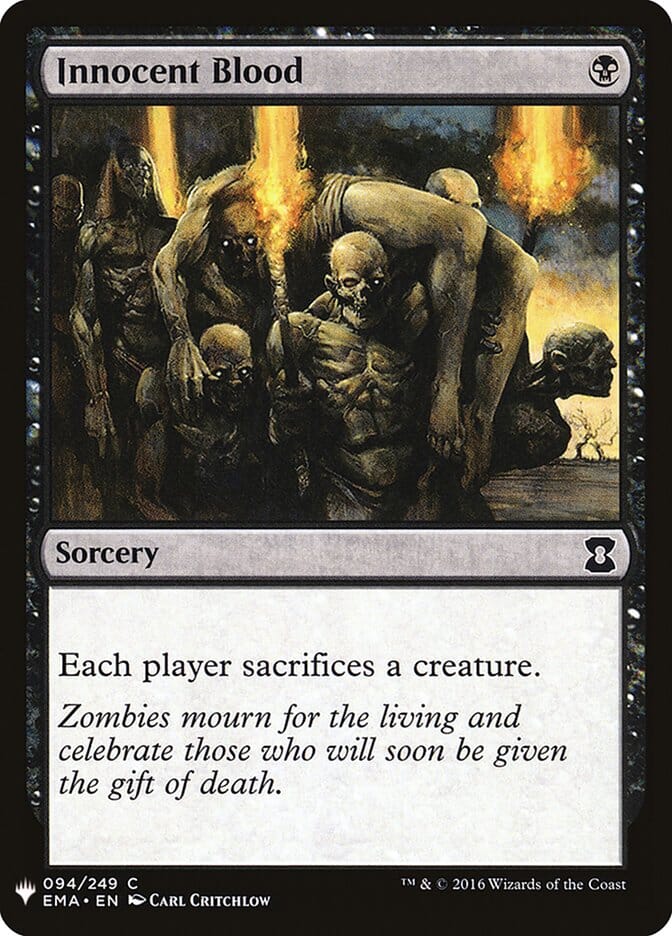 Innocent Blood [Mystery Booster] MTG Single Magic: The Gathering  | Multizone: Comics And Games