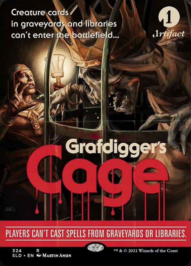 Grafdigger's Cage [Secret Lair Drop Series] MTG Single Magic: The Gathering  | Multizone: Comics And Games