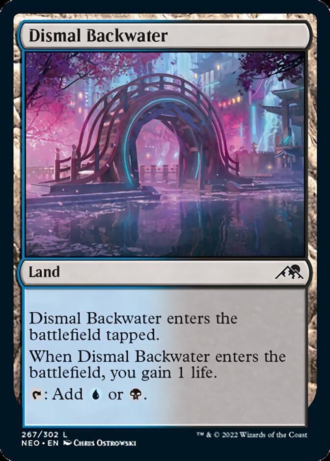 Dismal Backwater [Kamigawa: Neon Dynasty] MTG Single Magic: The Gathering  | Multizone: Comics And Games