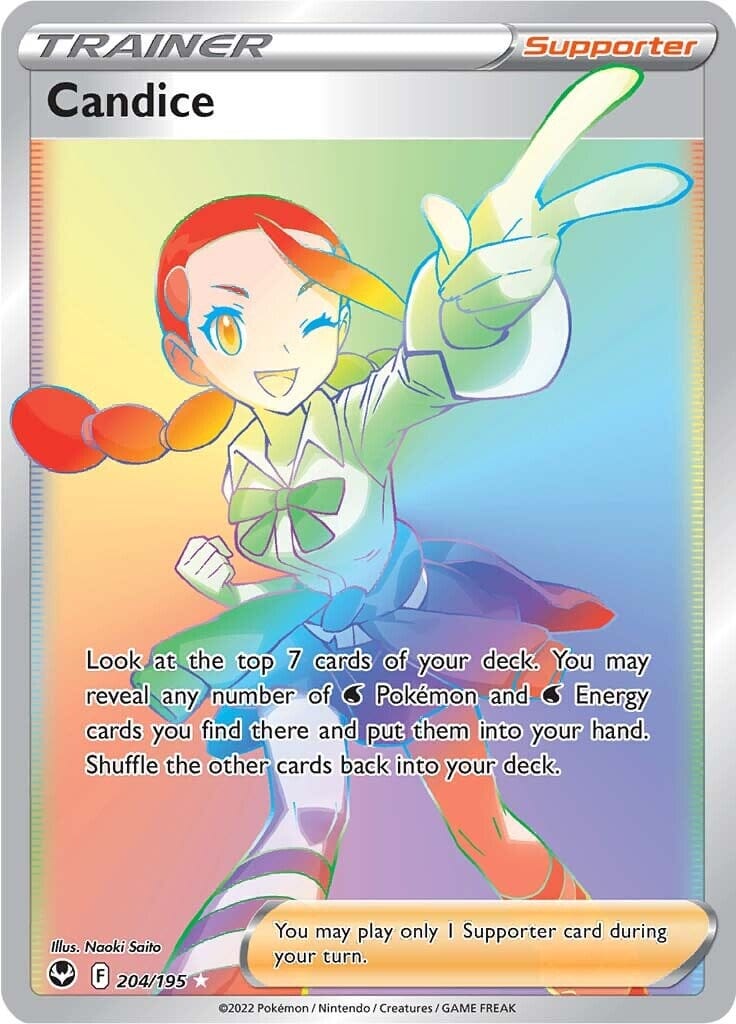 Candice (204/195) [Sword & Shield: Silver Tempest] Pokemon Single Pokémon  | Multizone: Comics And Games