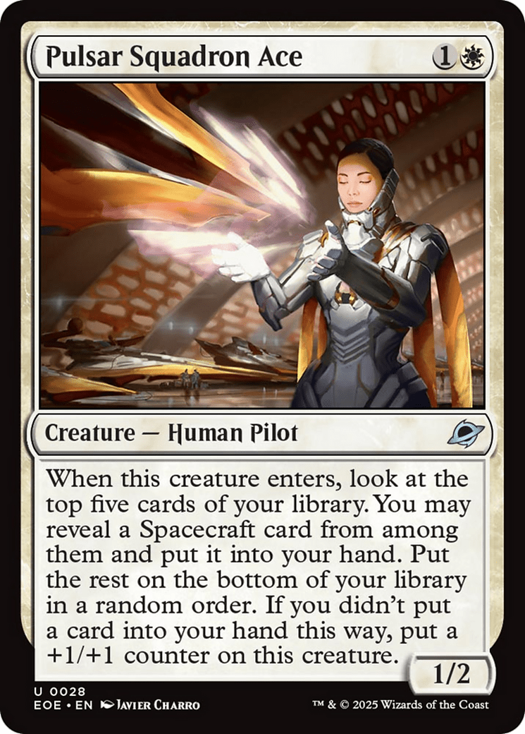 Pulsar Squadron Ace [Edge of Eternities] MTG Single Magic: The Gathering  | Multizone: Comics And Games