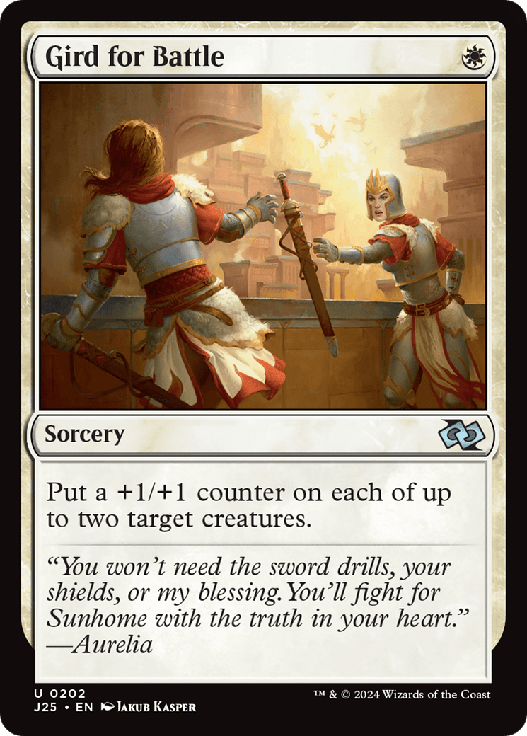 Gird for Battle [Foundations Jumpstart] MTG Single Magic: The Gathering  | Multizone: Comics And Games