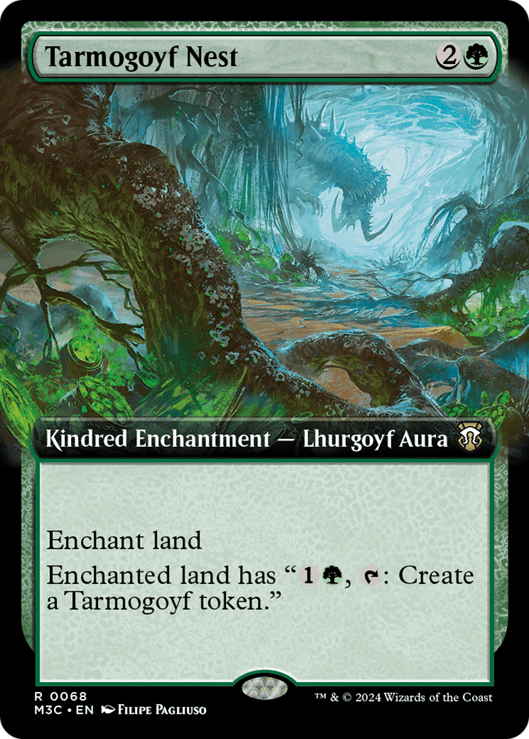 Tarmogoyf Nest (Extended Art) [Modern Horizons 3 Commander] MTG Single Magic: The Gathering  | Multizone: Comics And Games