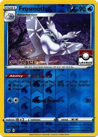 Frosmoth (064/202) (League Promo 3rd Place) [Sword & Shield: Base Set] Pokemon Single Pokémon  | Multizone: Comics And Games