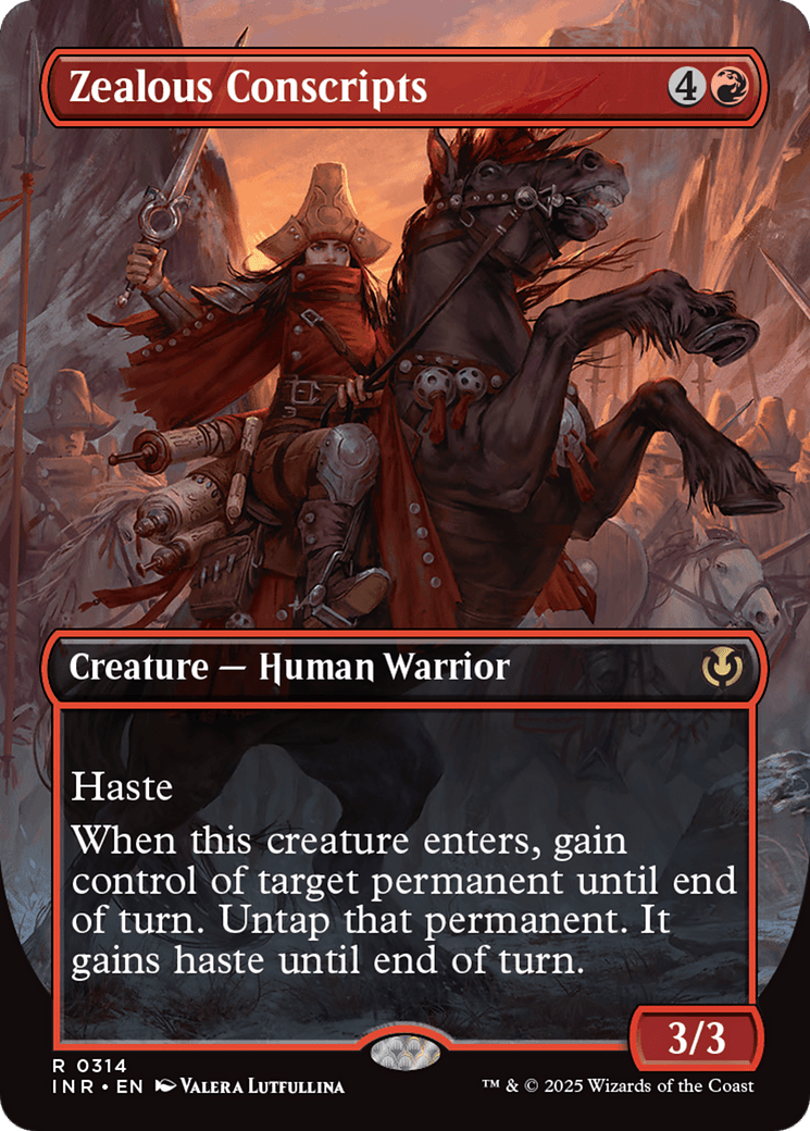 Zealous Conscripts (Borderless) [Innistrad Remastered] MTG Single Magic: The Gathering  | Multizone: Comics And Games