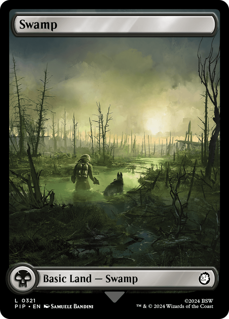 Swamp (0321) [Fallout] MTG Single Magic: The Gathering  | Multizone: Comics And Games