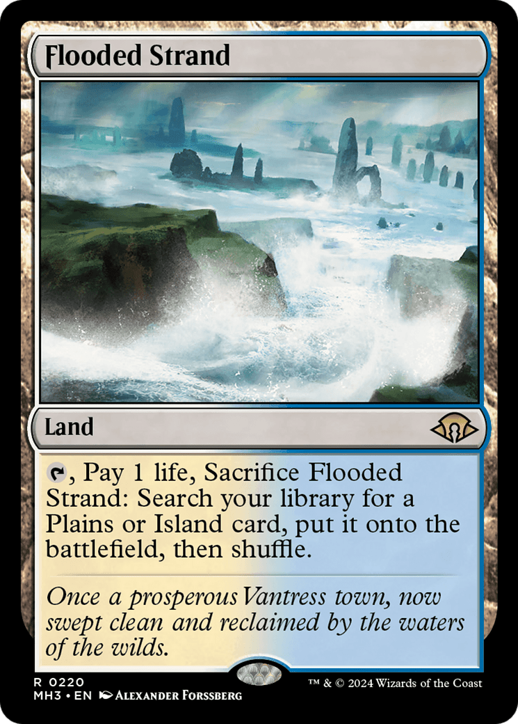 Flooded Strand [Modern Horizons 3] MTG Single Magic: The Gathering  | Multizone: Comics And Games