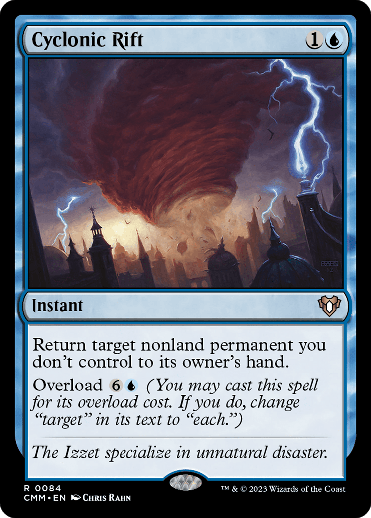 Cyclonic Rift [Commander Masters] MTG Single Magic: The Gathering  | Multizone: Comics And Games
