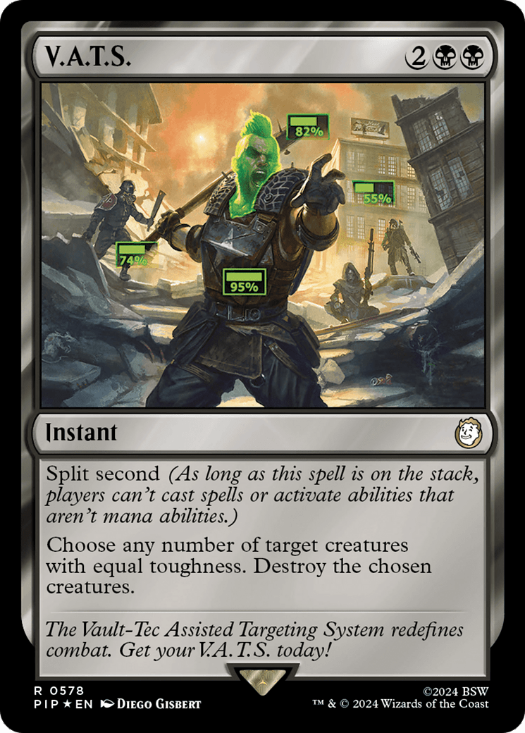 V.A.T.S. (Surge Foil) [Fallout] MTG Single Magic: The Gathering  | Multizone: Comics And Games