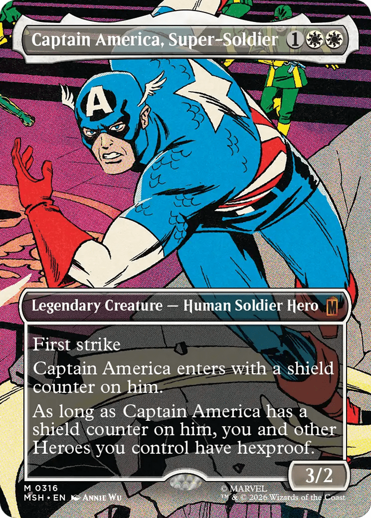 Captain America, Super-Soldier (Borderless) (0316) [Marvel Super Heroes] | Multizone: Comics And Games