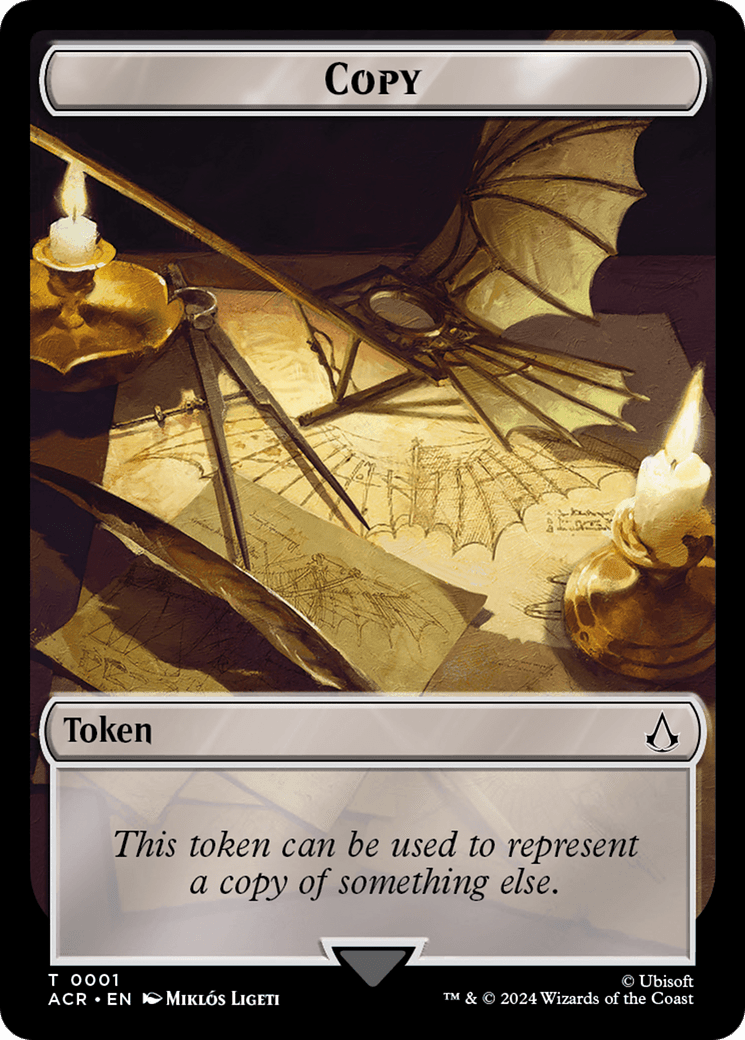 Assassin // Copy Double-Sided Token [Assassin's Creed Tokens] MTG Single Magic: The Gathering  | Multizone: Comics And Games