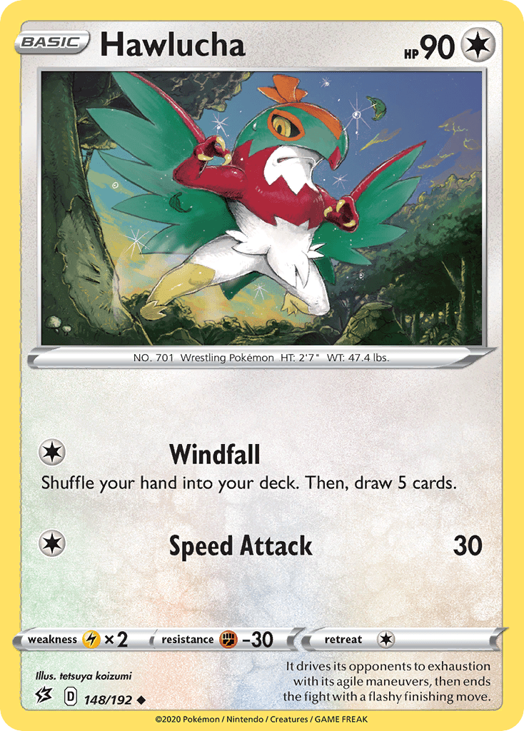 Hawlucha (148/192) [Sword & Shield: Rebel Clash] Pokemon Single Pokémon  | Multizone: Comics And Games
