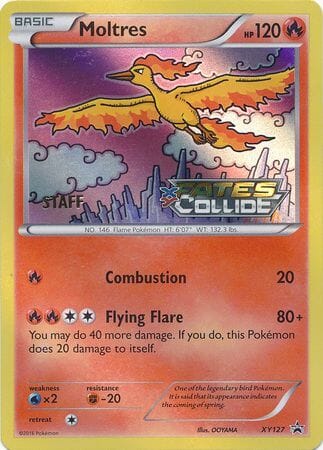 Moltres (XY127) (Staff) [XY: Black Star Promos] Pokemon Single Pokémon  | Multizone: Comics And Games