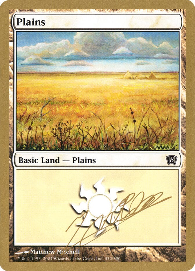 Plains (jn332) (Julien Nuijten) [World Championship Decks 2004] MTG Single Magic: The Gathering  | Multizone: Comics And Games