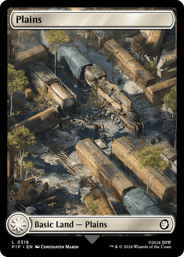 Plains (0318) [Fallout] MTG Single Magic: The Gathering  | Multizone: Comics And Games