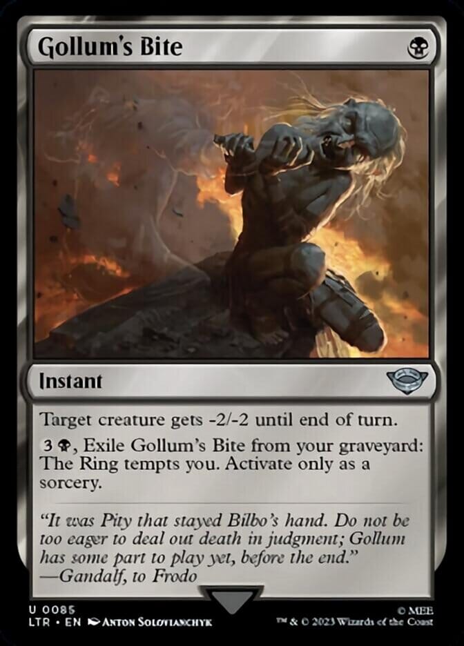 Gollum's Bite [The Lord of the Rings: Tales of Middle-Earth] MTG Single Magic: The Gathering  | Multizone: Comics And Games