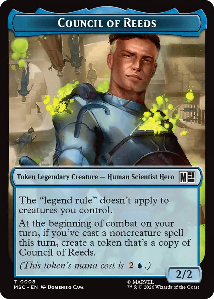 Wall // Council of Reeds Double-Sided Token [Marvel Super Heroes Commander Tokens] MTG Single Magic: The Gathering  | Multizone: Comics And Games