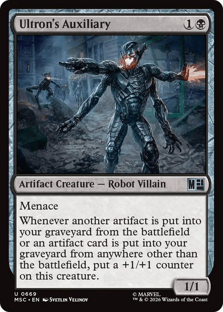 Ultron's Auxiliary [Marvel Super Heroes Commander] MTG Single Magic: The Gathering  | Multizone: Comics And Games