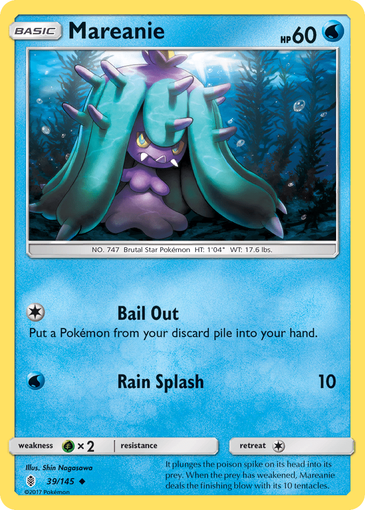 Mareanie (39/145) [Sun & Moon: Guardians Rising] Pokemon Single Pokémon  | Multizone: Comics And Games