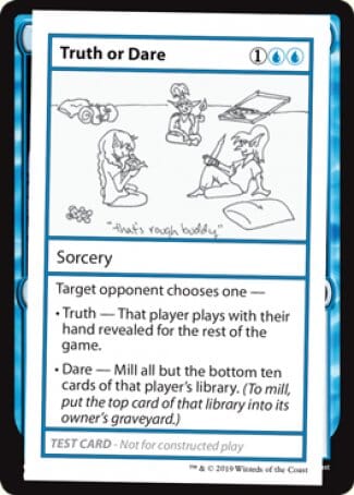 Truth or Dare (2021 Edition) [Mystery Booster Playtest Cards] MTG Single Magic: The Gathering  | Multizone: Comics And Games