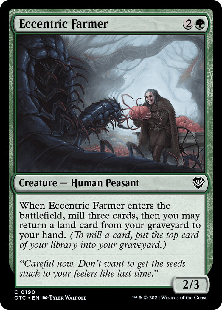 Eccentric Farmer [Outlaws of Thunder Junction Commander] MTG Single Magic: The Gathering  | Multizone: Comics And Games