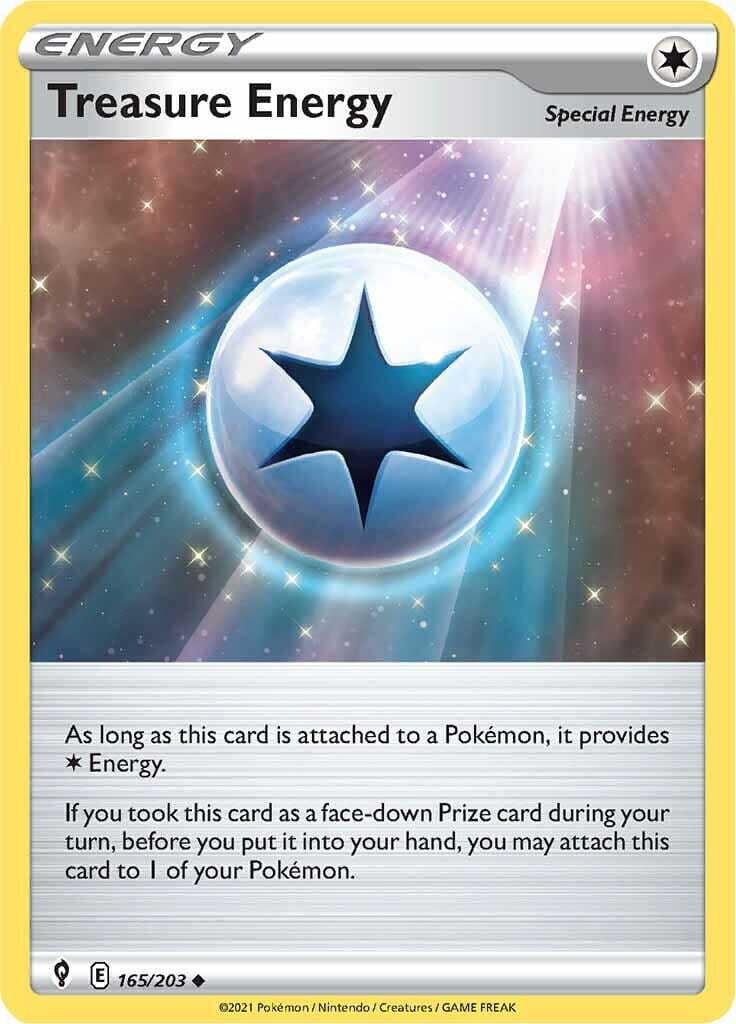 Treasure Energy (165/203) [Sword & Shield: Evolving Skies] Pokemon Single Pokémon  | Multizone: Comics And Games