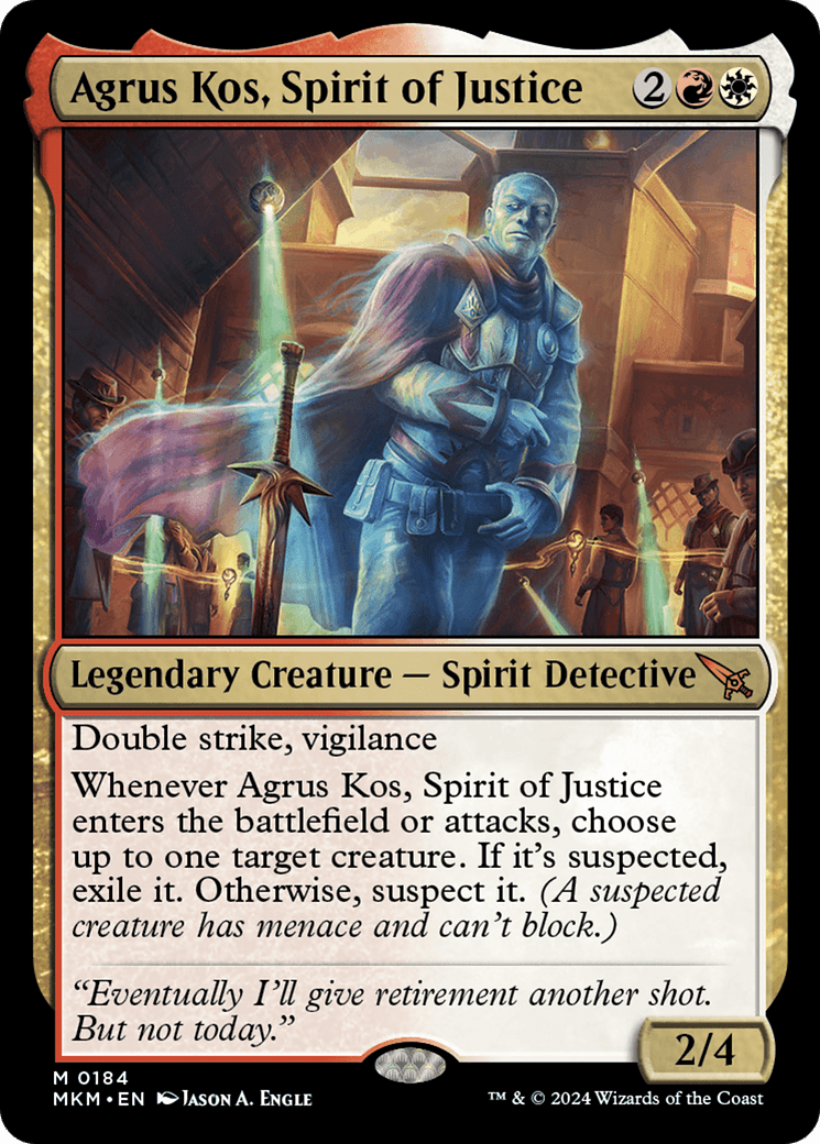 Agrus Kos, Spirit of Justice [Murders at Karlov Manor] MTG Single Magic: The Gathering  | Multizone: Comics And Games