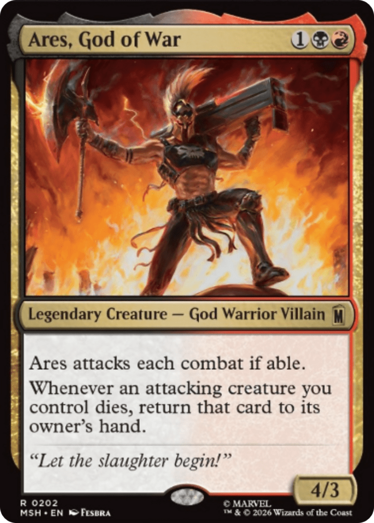 Ares, God of War [Marvel Super Heroes] MTG Single Magic: The Gathering  | Multizone: Comics And Games