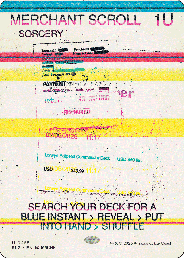 Merchant Scroll (0265) [Secret Lair x MSCHF: The Zeta Set] | Multizone: Comics And Games