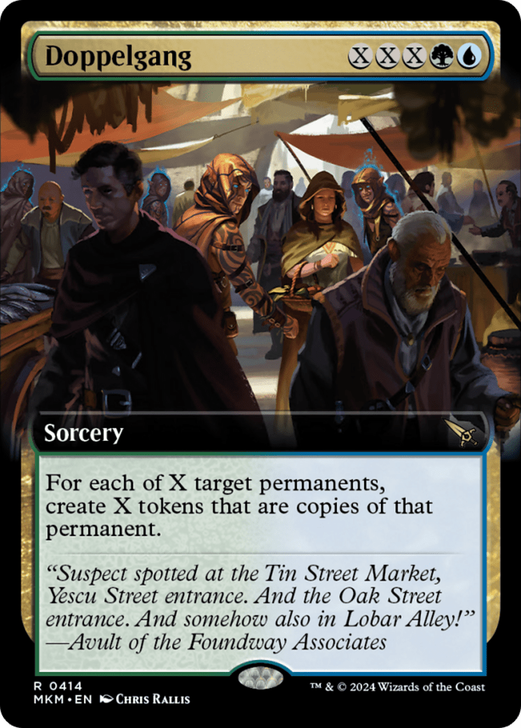 Doppelgang (Extended Art) [Murders at Karlov Manor] MTG Single Magic: The Gathering  | Multizone: Comics And Games