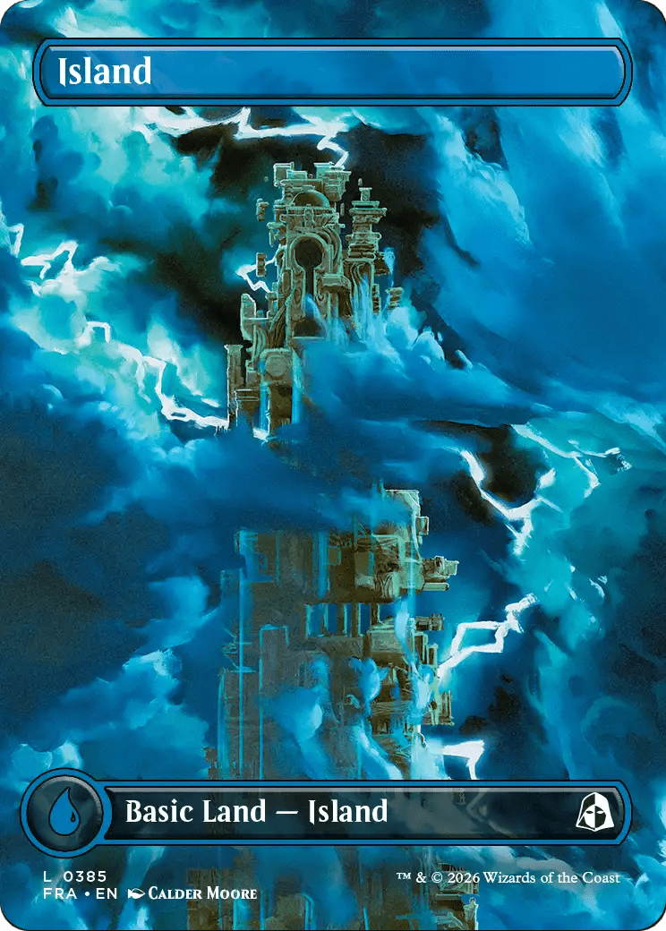 Island (Borderless) (0385) [Reality Fracture] MTG Single Magic: The Gathering  | Multizone: Comics And Games
