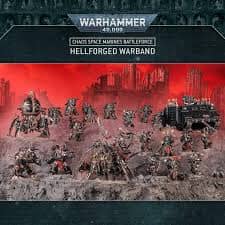 CHAOS SPACE MARINES: HELLFORGED WARBAND [PRE-ORDER (Nov 28)] Miniature Game Games Workshop  | Multizone: Comics And Games