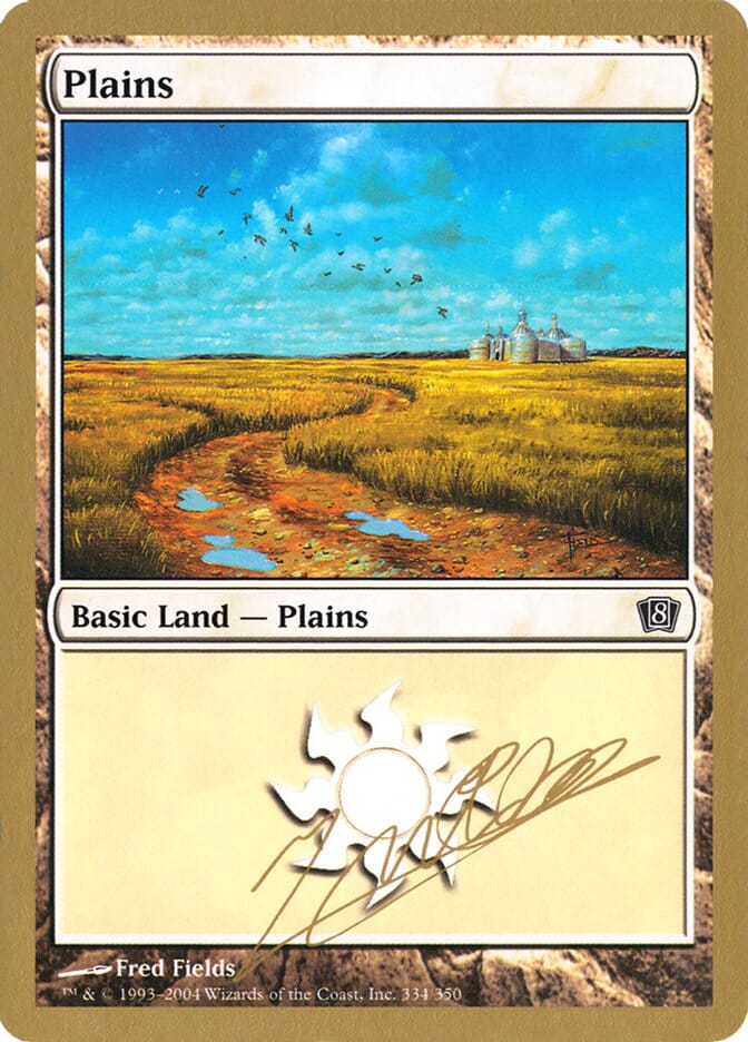 Plains (jn334) (Julien Nuijten) [World Championship Decks 2004] MTG Single Magic: The Gathering  | Multizone: Comics And Games