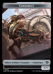 Elemental (0026) // Construct (0042) Double-Sided Token [Commander Masters Tokens] MTG Single Magic: The Gathering  | Multizone: Comics And Games