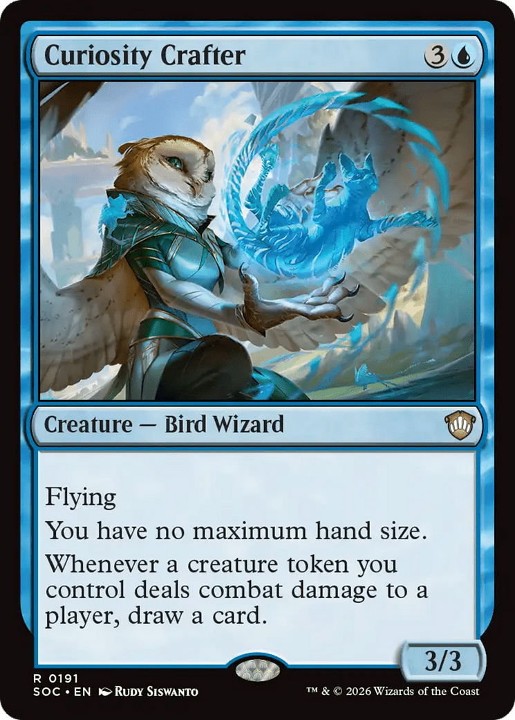 Curiosity Crafter [Secrets of Strixhaven Commander] MTG Single Magic: The Gathering  | Multizone: Comics And Games