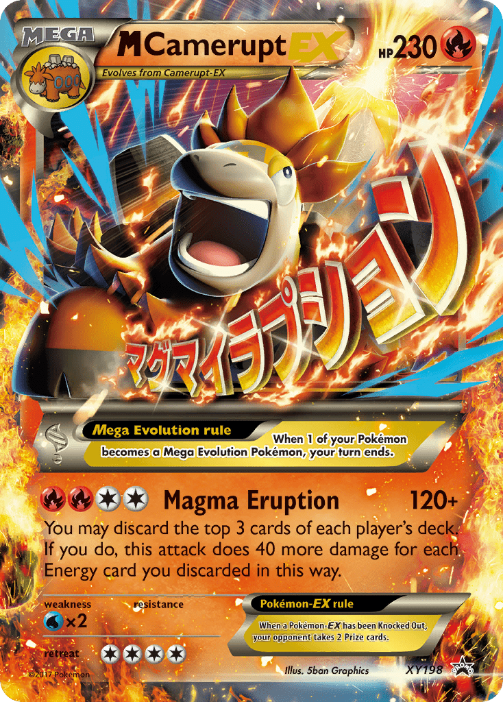 M Camerupt EX (XY198) [XY: Black Star Promos] Pokemon Single Pokémon  | Multizone: Comics And Games