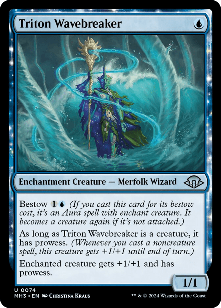 Triton Wavebreaker [Modern Horizons 3] MTG Single Magic: The Gathering  | Multizone: Comics And Games