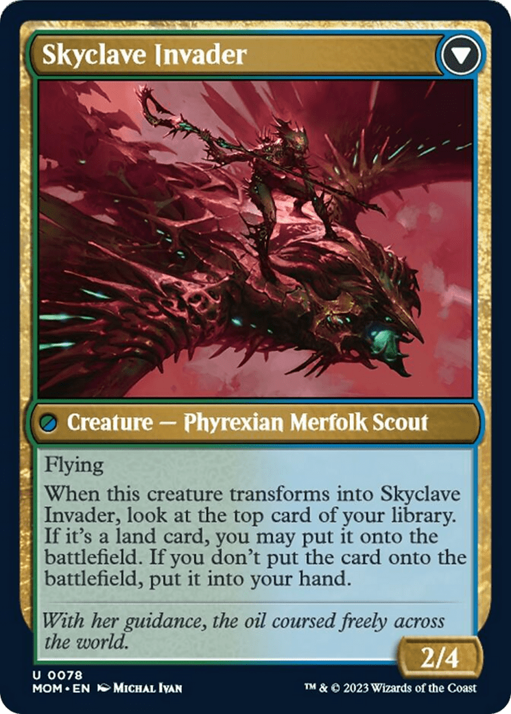 Skyclave Aerialist // Skyclave Invader [March of the Machine] MTG Single Magic: The Gathering  | Multizone: Comics And Games