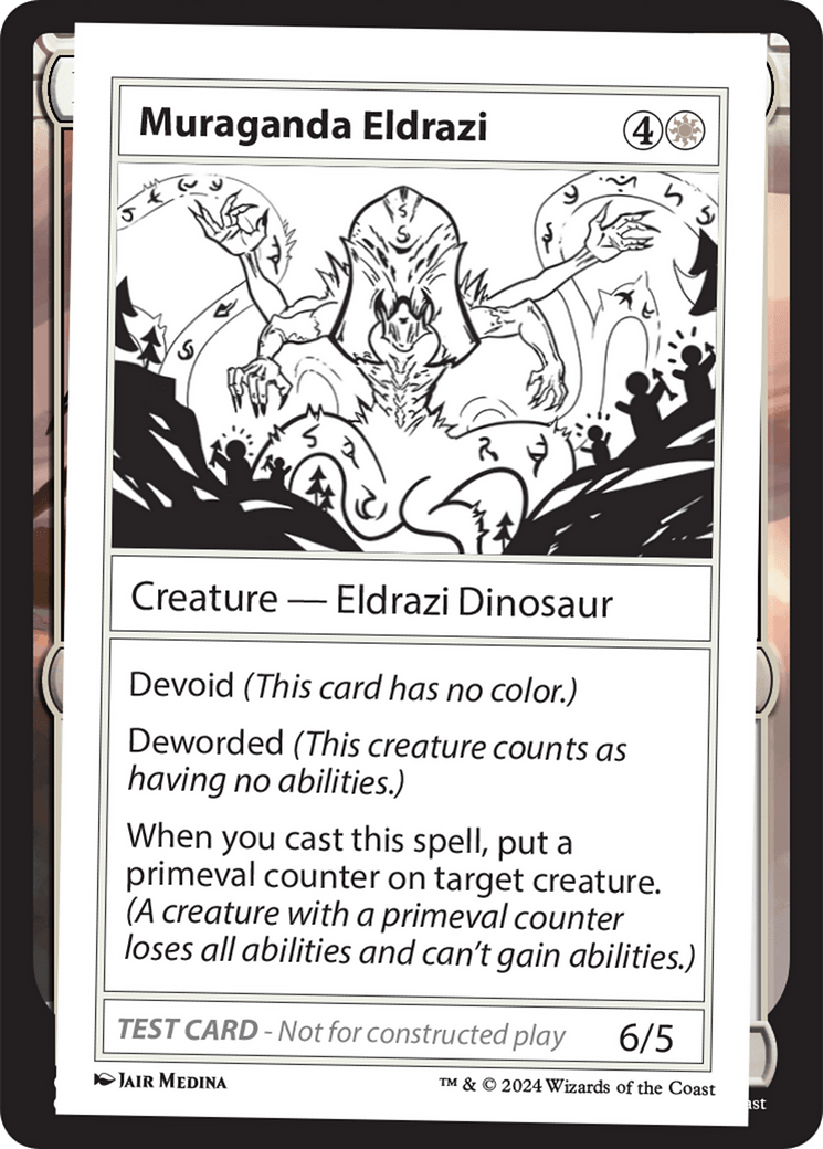 Muraganda Eldrazi [Mystery Booster 2 Playtest Cards] MTG Single Magic: The Gathering  | Multizone: Comics And Games