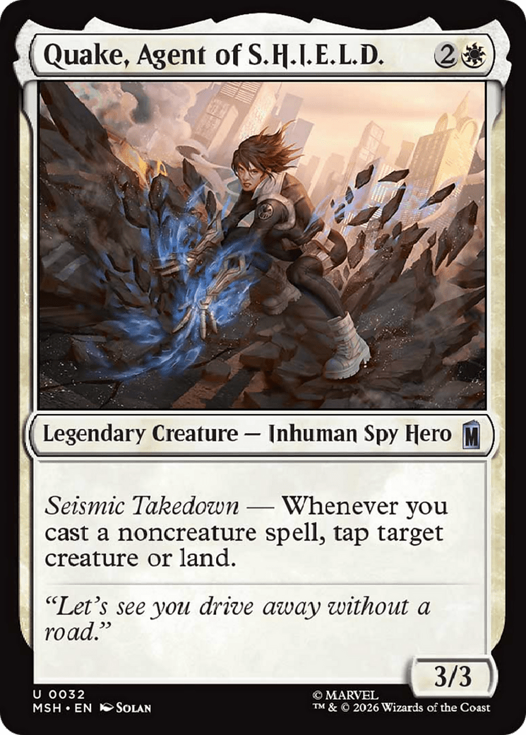 Quake, Agent of S.H.I.E.L.D. [Marvel Super Heroes] MTG Single Magic: The Gathering  | Multizone: Comics And Games